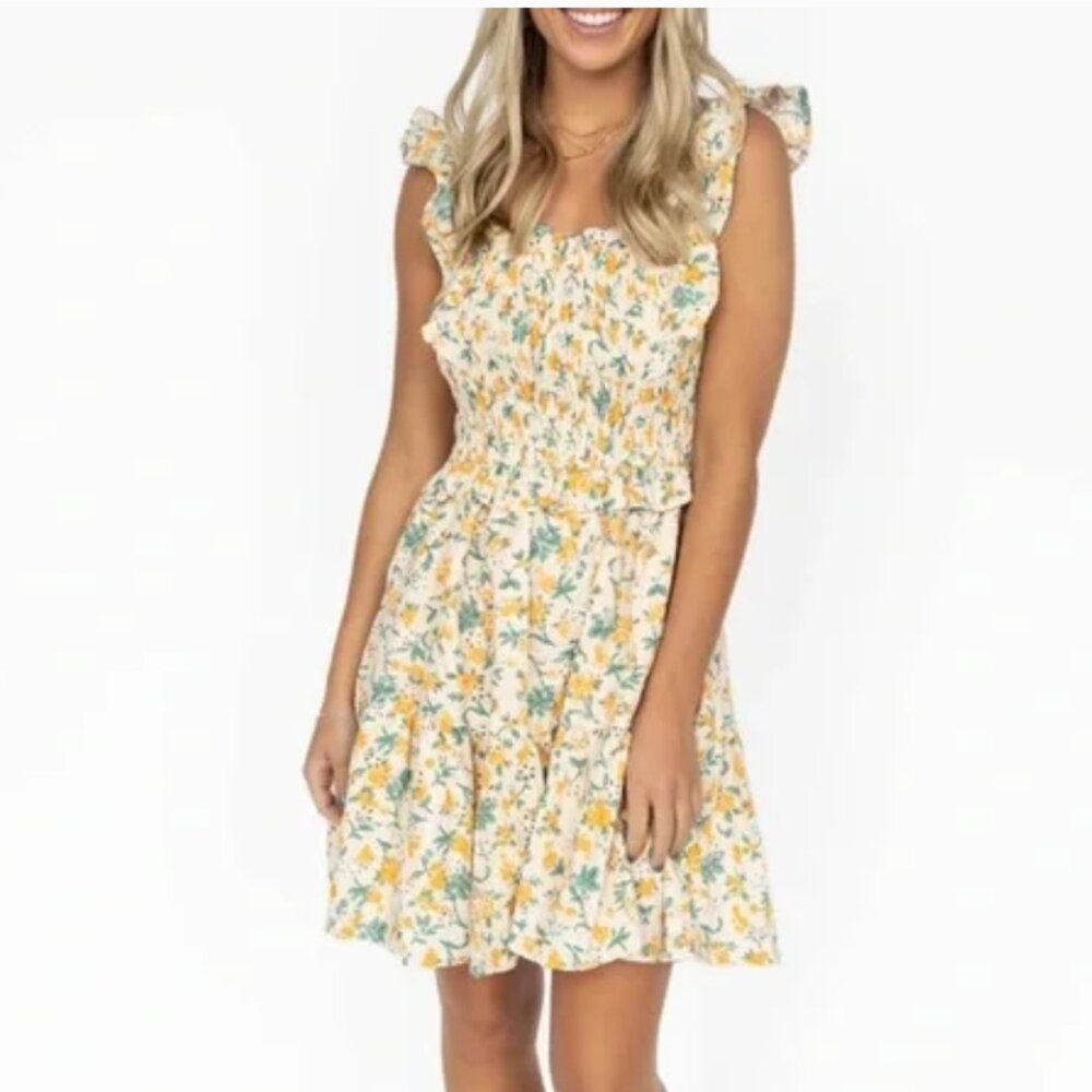 &merci open back floral dress